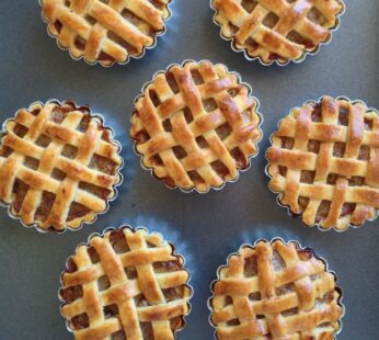 MINI TARTE A LA BANANE ( 30GM/PIECES) – COMMANDE MIN. DE 12 PIECES