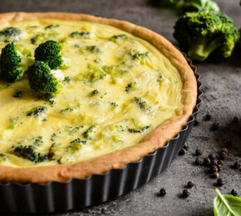 QUICHE AU FROMAGE ET BROCOLI 2P