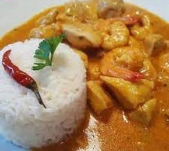 CURRY POULET ET CREVETTES 2P